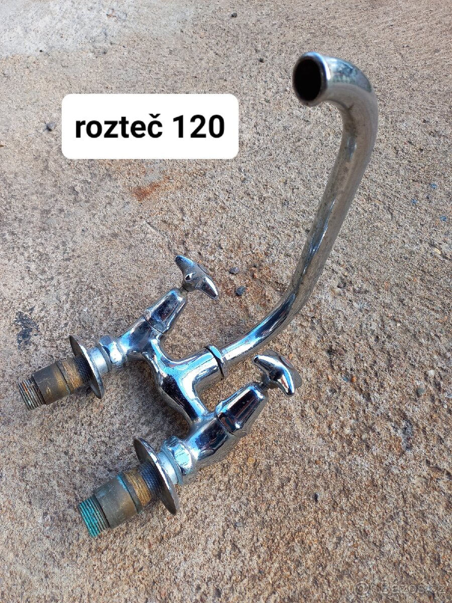 Retro dřezová baterie