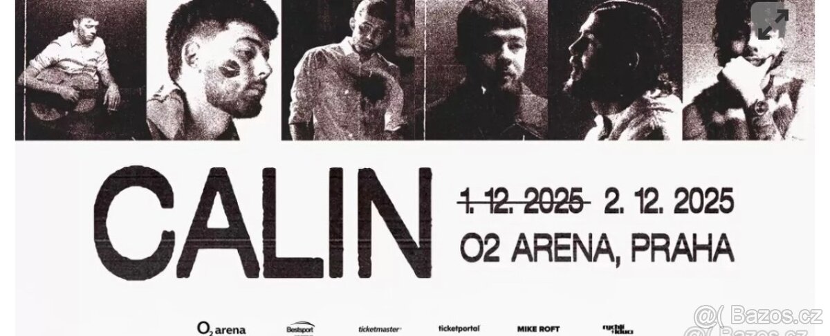 Lístky na Calina 2.12., Stání sektor sever