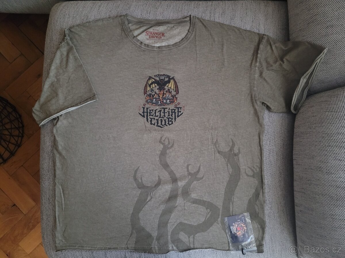 Nové pánské tričko Stranger Things zn. EMP, vel. XL-XXL