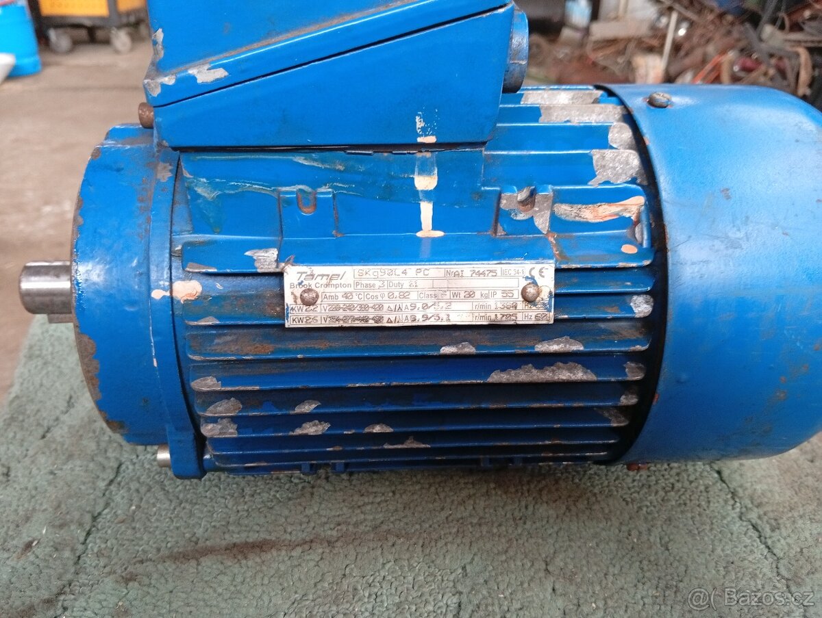 Přírubový elektromotor 380V/220 2,6kW nejen na DARLING.