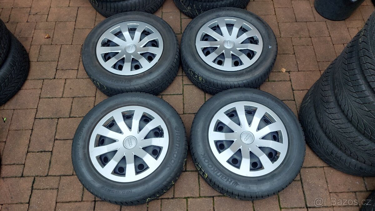 Kola zimní 15", AUDI, Š FABIA 4 aj, 5x100mm, pneu 185/65/15