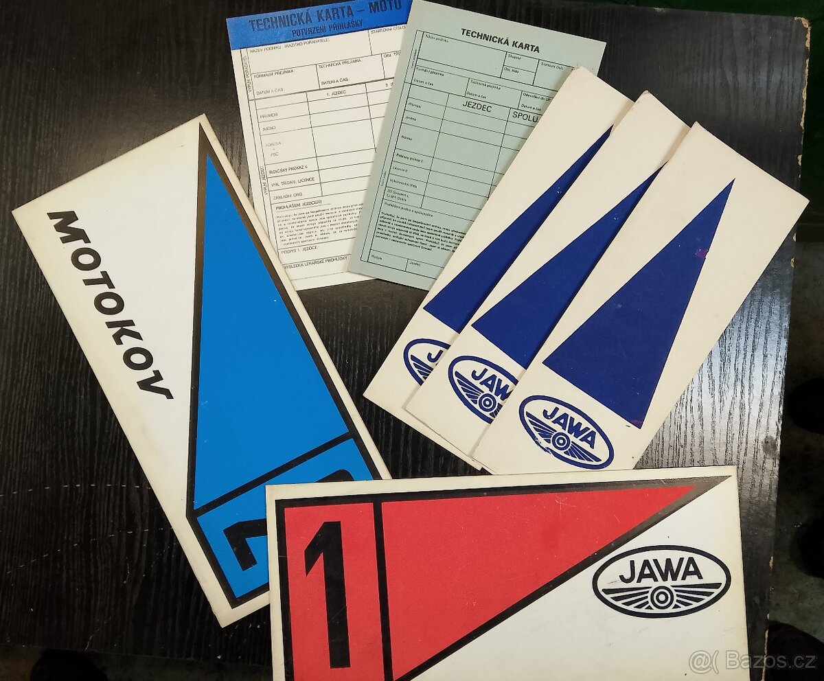 Značení trati Enduro historické