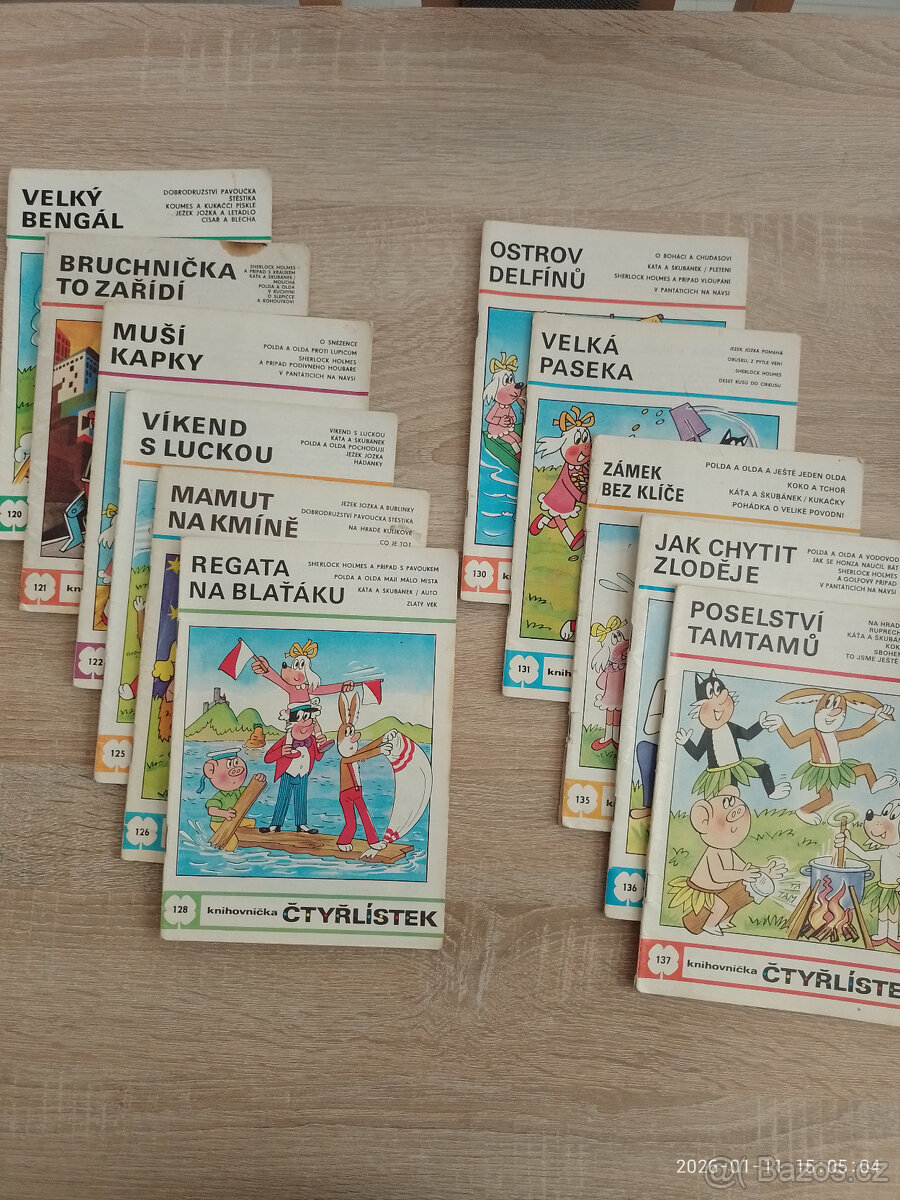 staré Čtyřlístky