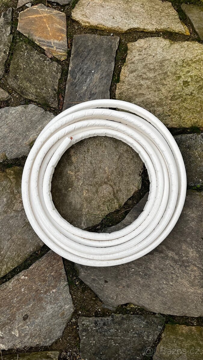 Měděnné trubky pro klimatizaci, set, cca 18m