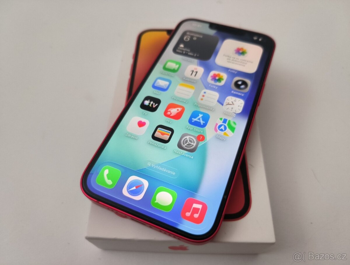 apple iphone 14 128gb Red / Batéria 100%