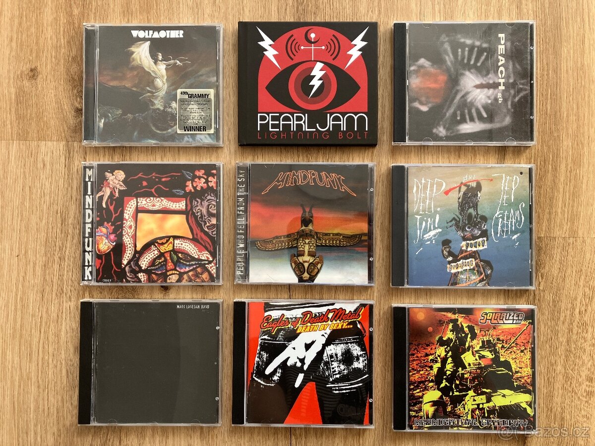 CD Pearl Jam,Mind Funk,EODM,Pink Floyd,Mark Lanegan,U2