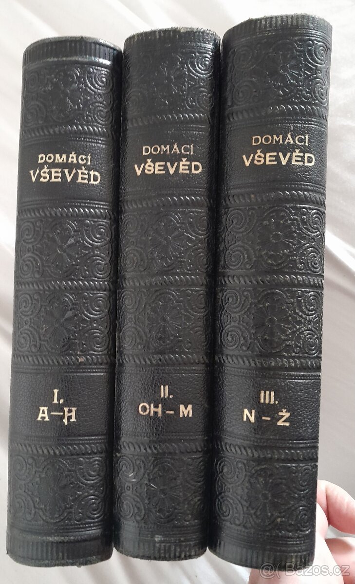 Domácí vševěd 3 knihy z roku 1925