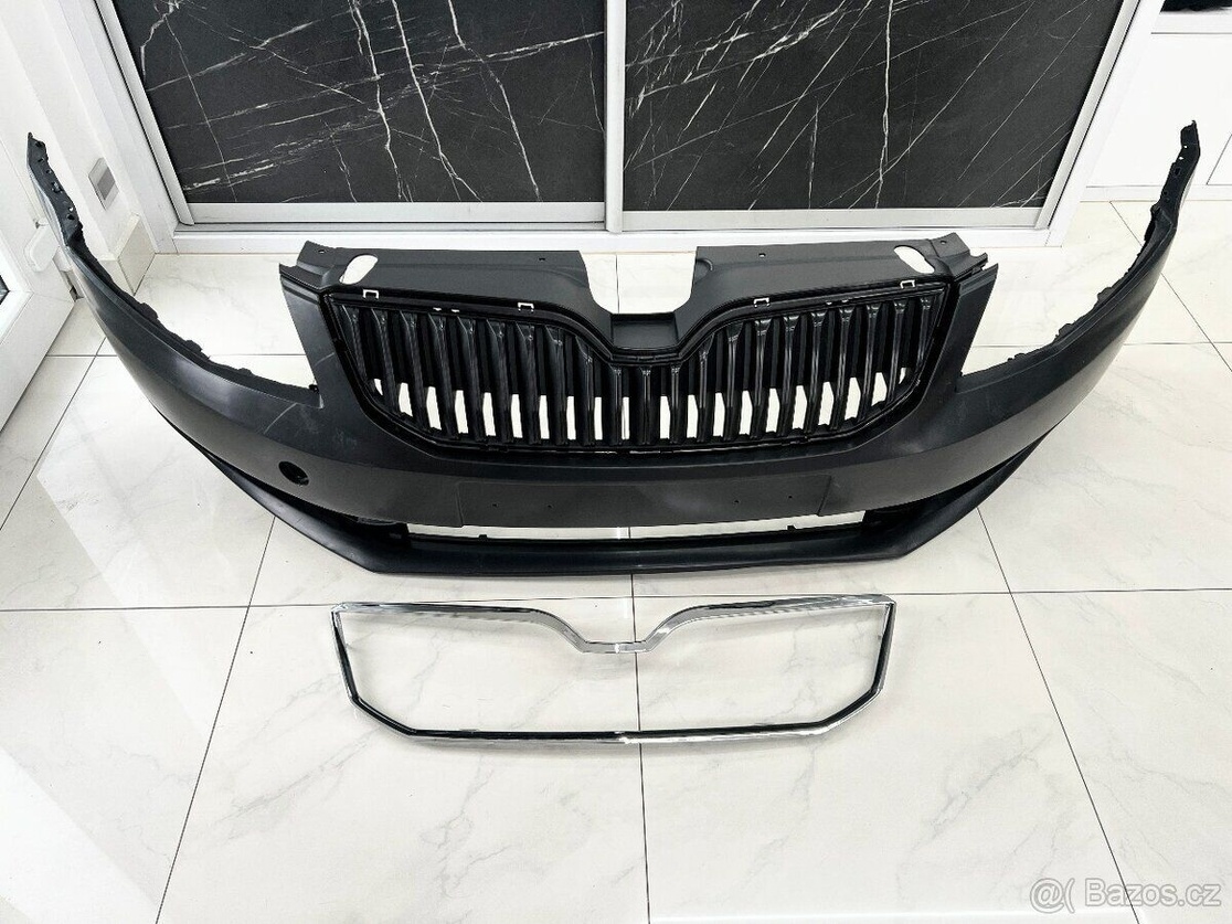 NOVÝ PŘEDNÍ NÁRAZNÍK ŠKODA OCTAVIA 3 / ZÁRUKA / ZASÍLÁME