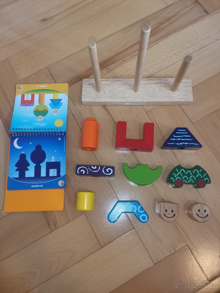 Dřevěná skládačka Den a noc