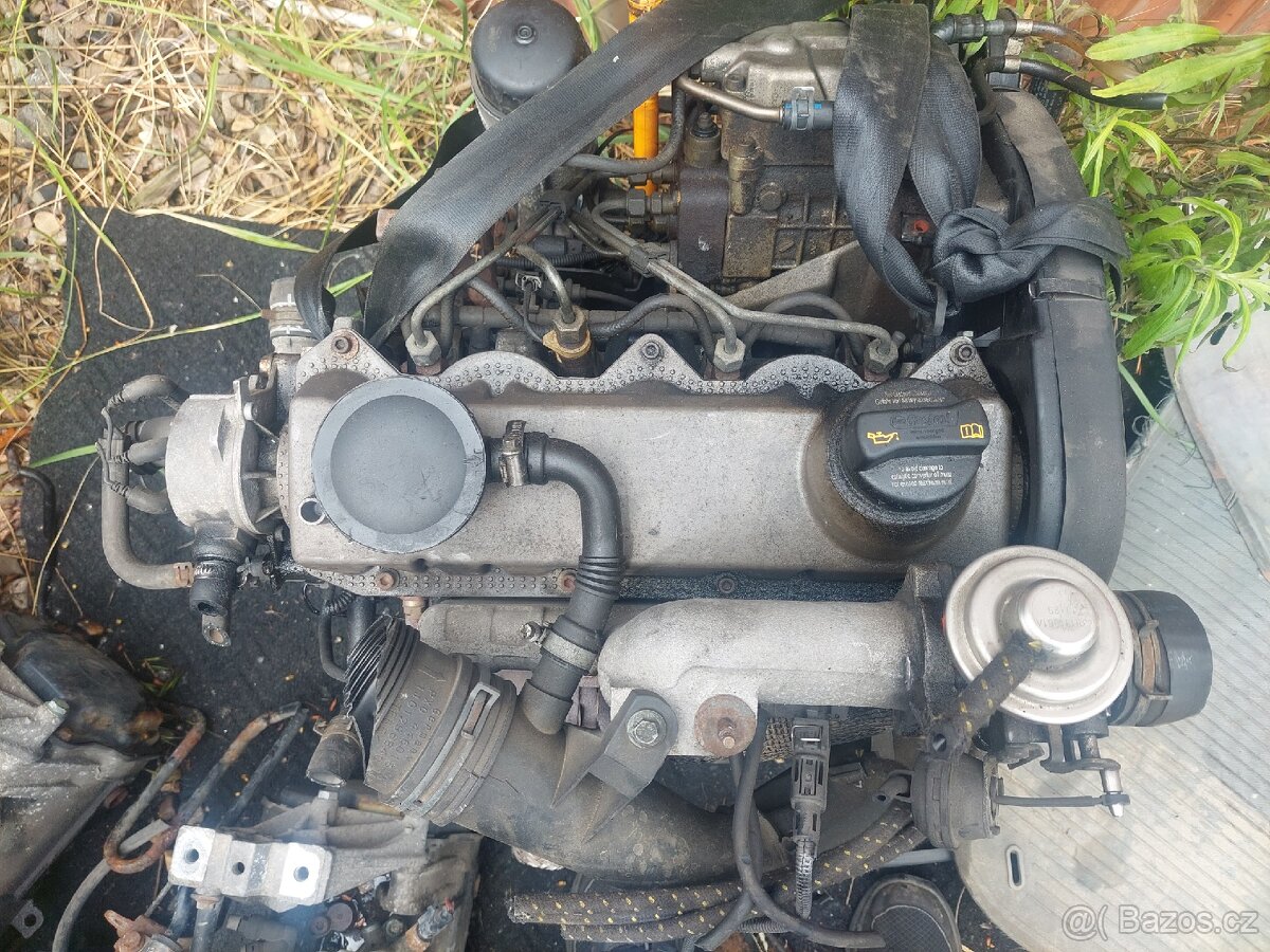 Škoda Motor 1,9 tdi AGR 66KW kompletní