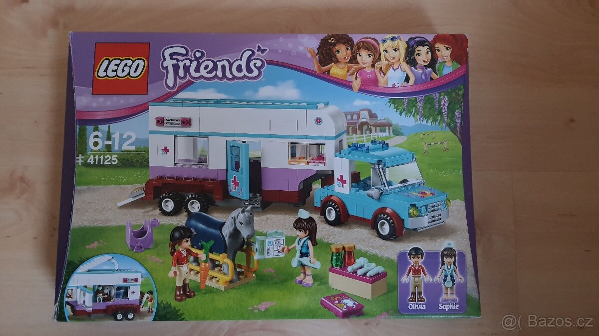 LEGO 41125 veterinářský přívěs s koněm