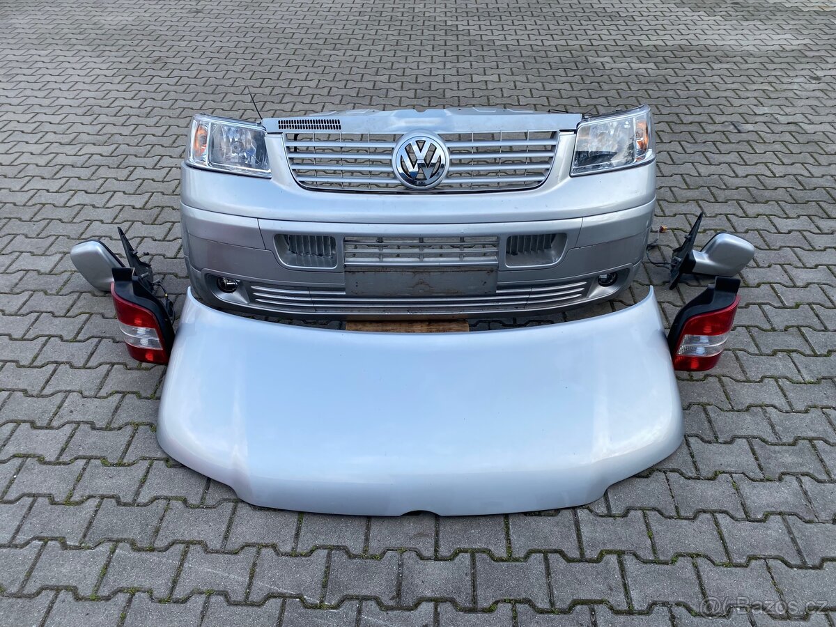 KOMPLET PŘEDNÍ MASKA VW TRANSPORTER T5