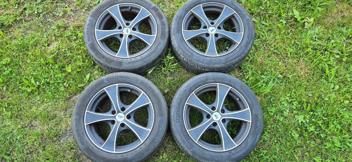 Alu kola RSW Ford 5x108 7x16 ET35 205/55r16 Continental letn
