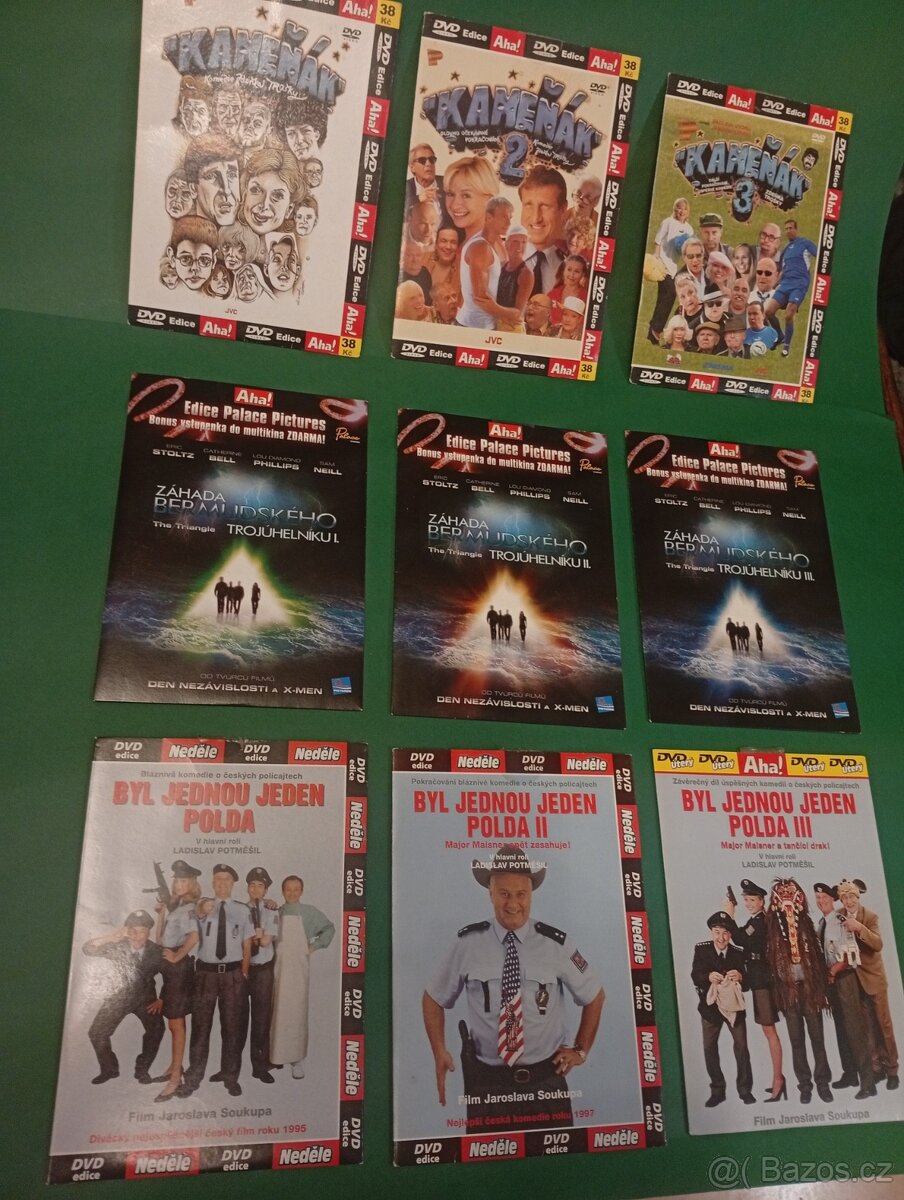 DVD třídílné, Kameňák, Bermundský trojúhelník, Byl jel jedno