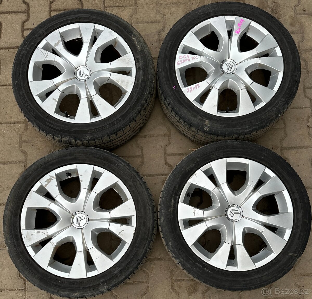 Prodám ALU kola Citroen č. 1519