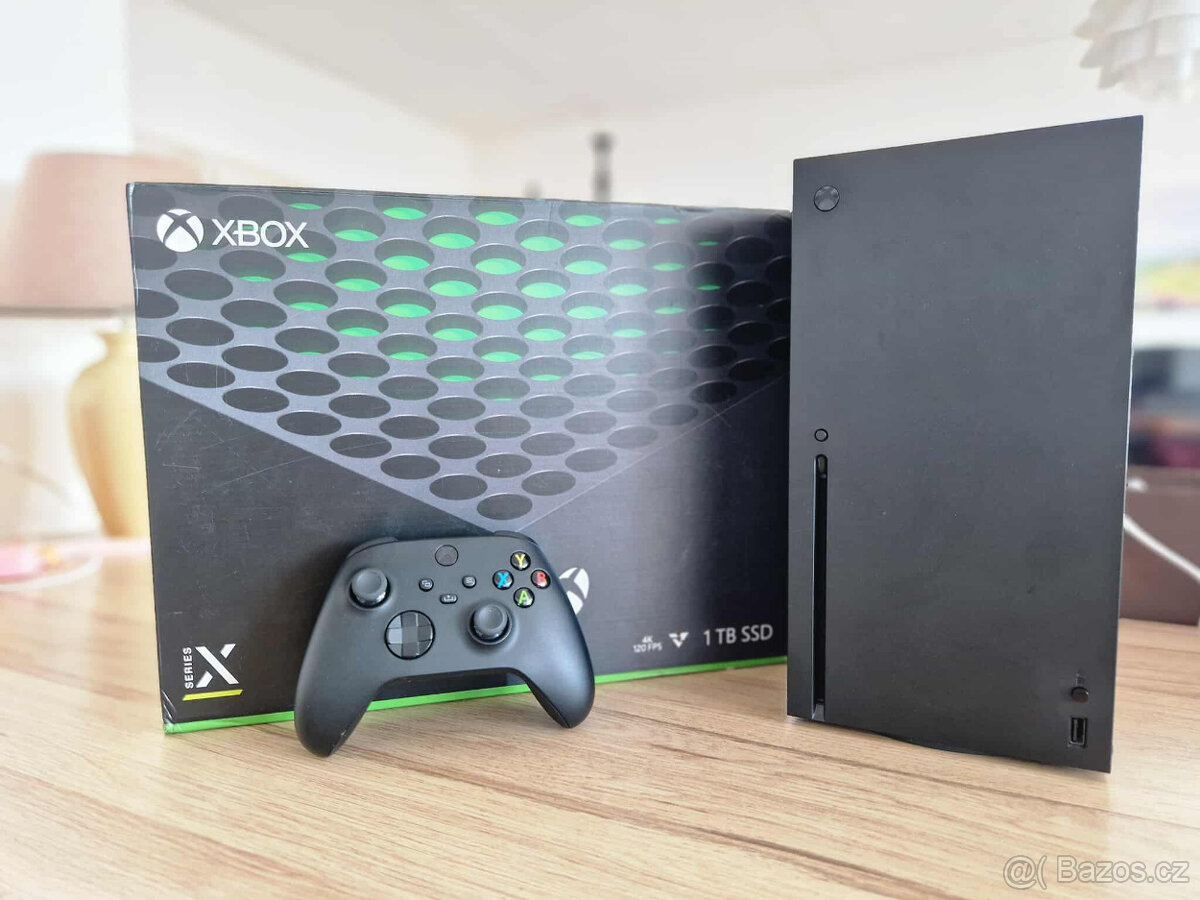 XBOX SERIES X 1TB Black – TOP stav, záruka 3/2026 (ALZA)