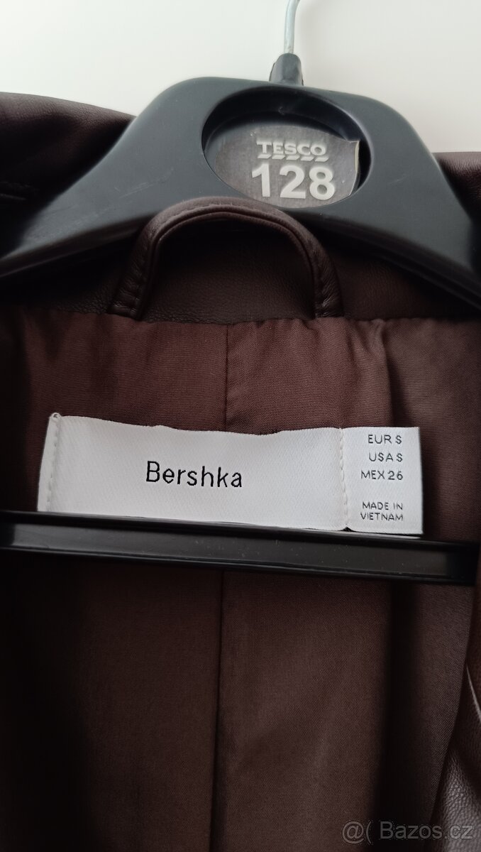 Dámské sako z imitace kůže