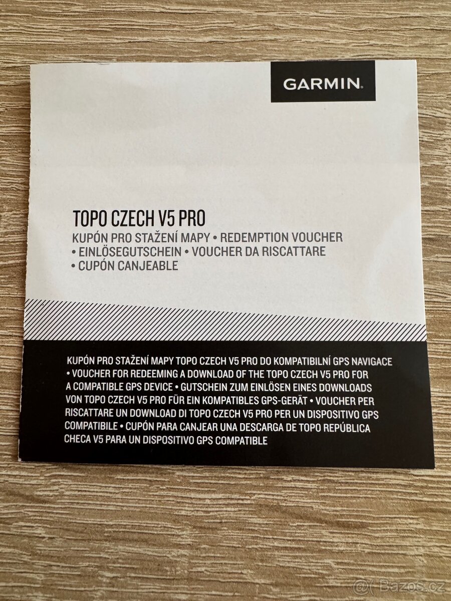 Garmin Topo Czech V5 pro