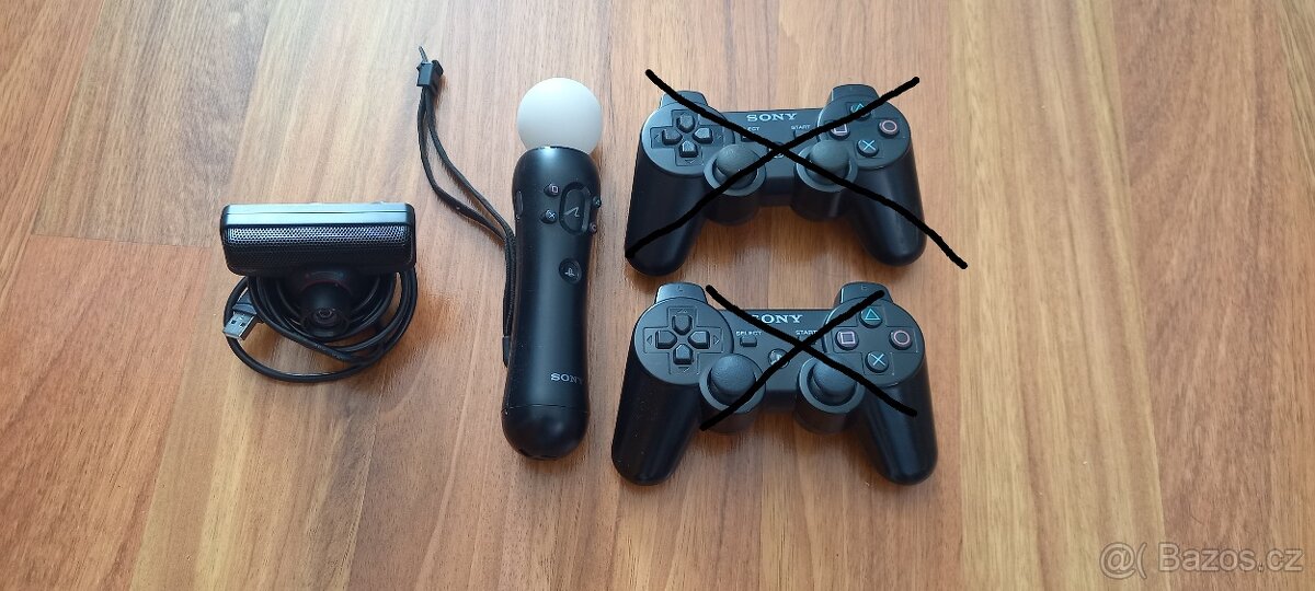 Prodám Move ovladač a kamera playstation 3
