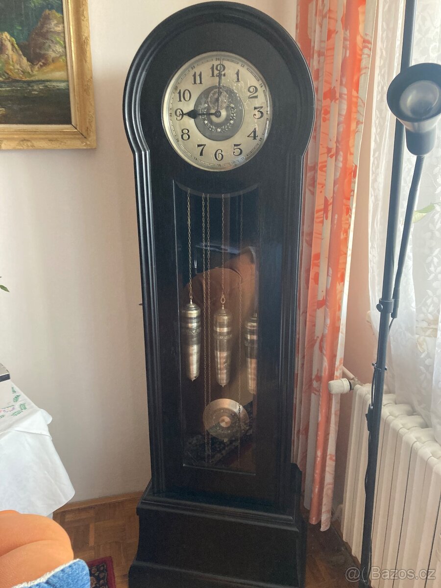 Podlahové hodiny 3 závažové bití big ben