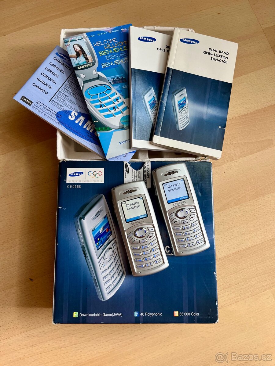 Samsung C100 – 2 ks, plně funkční