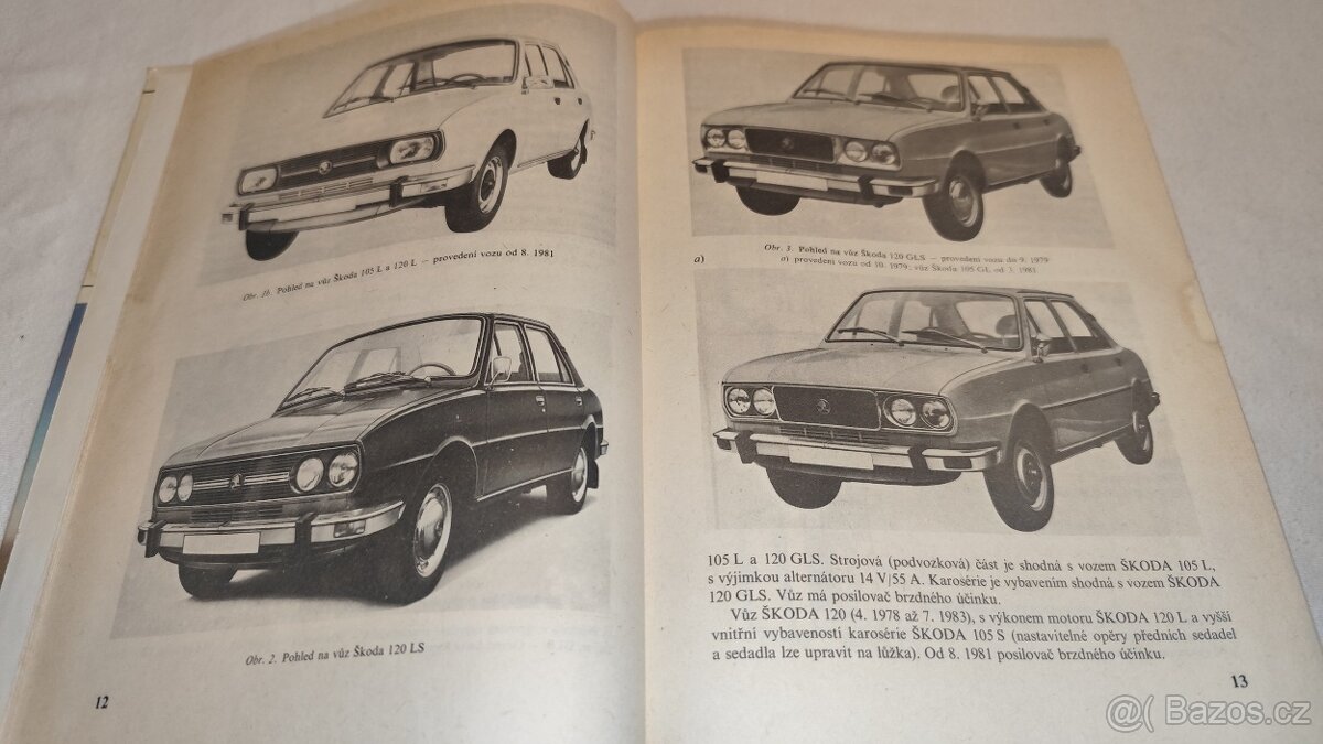 Škoda 105 120 130 Garde Rapid - údržba a opravy manuál