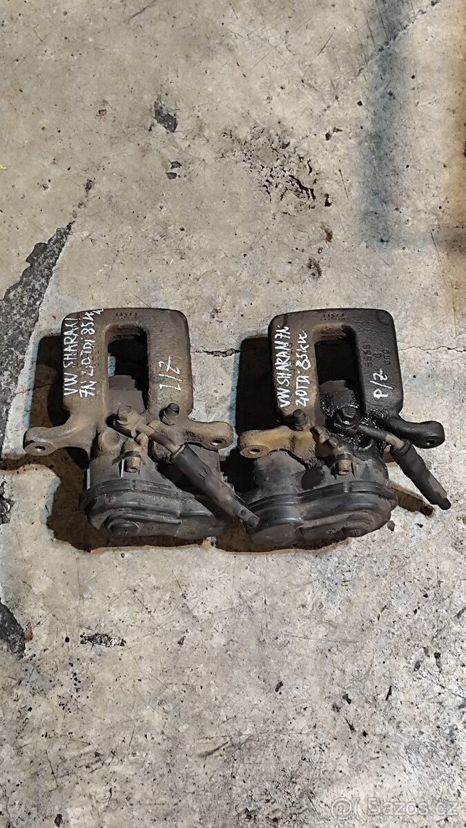 Zadní brzdový třmen el.motorkem VW Sharan 7N