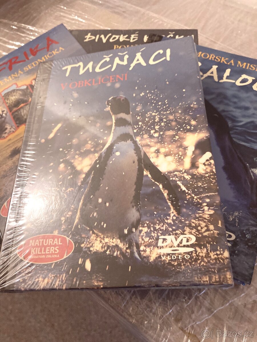 Více jak 50 ks DVD o zvířatech světa - Natural Killers