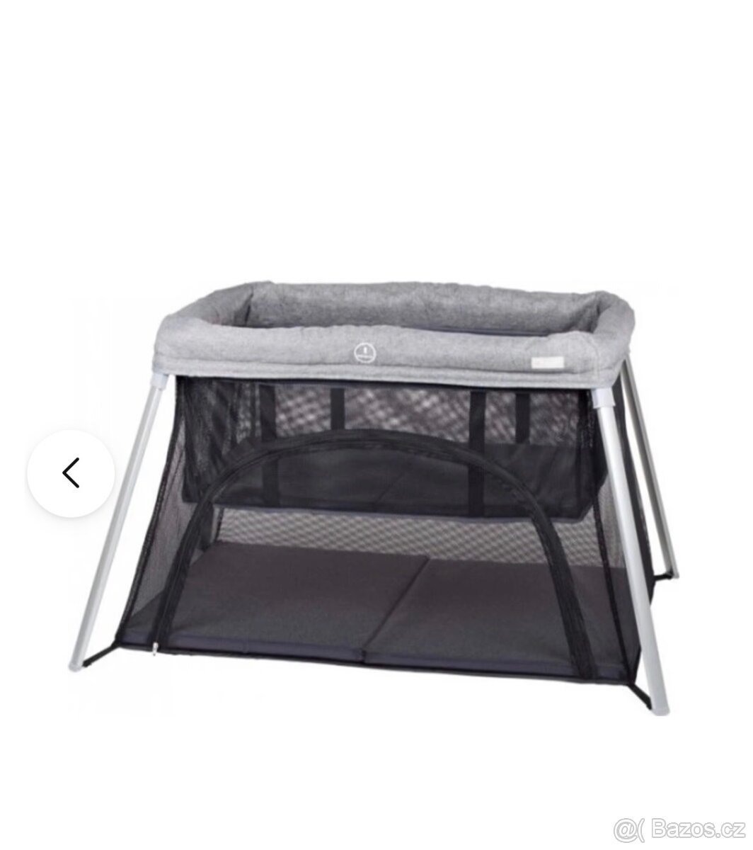 Babygo cestovní postýlka šedá