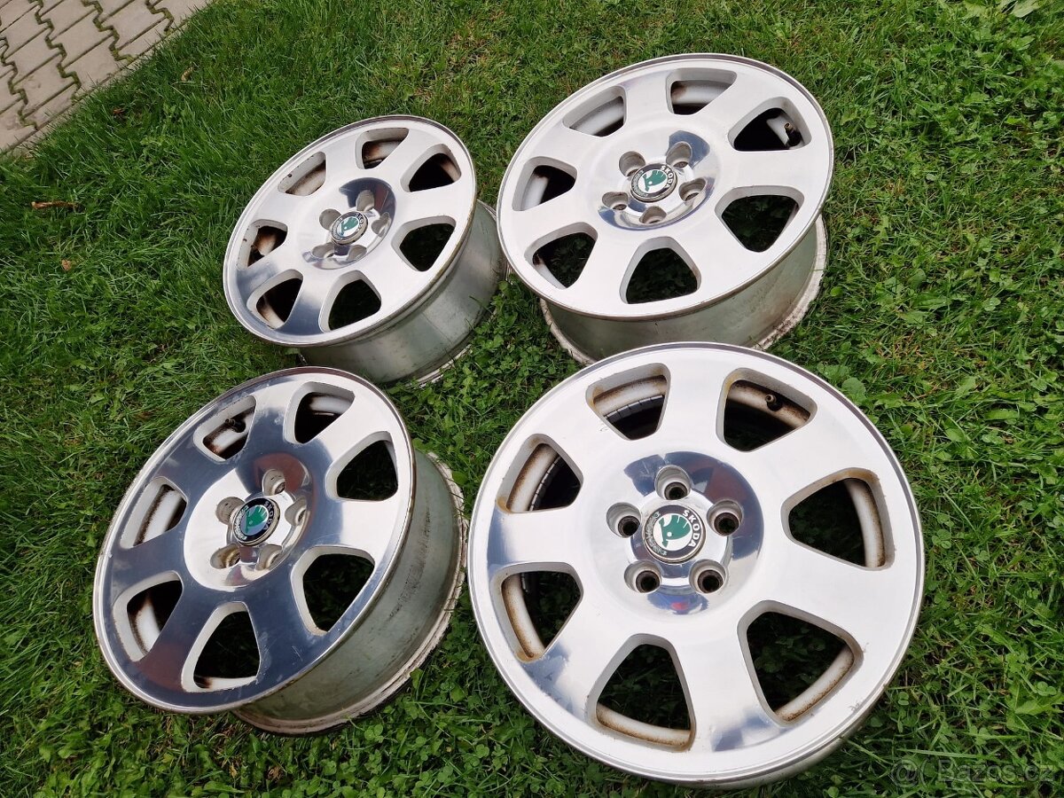 Al. disky 15 - 5x100 - orig. VW