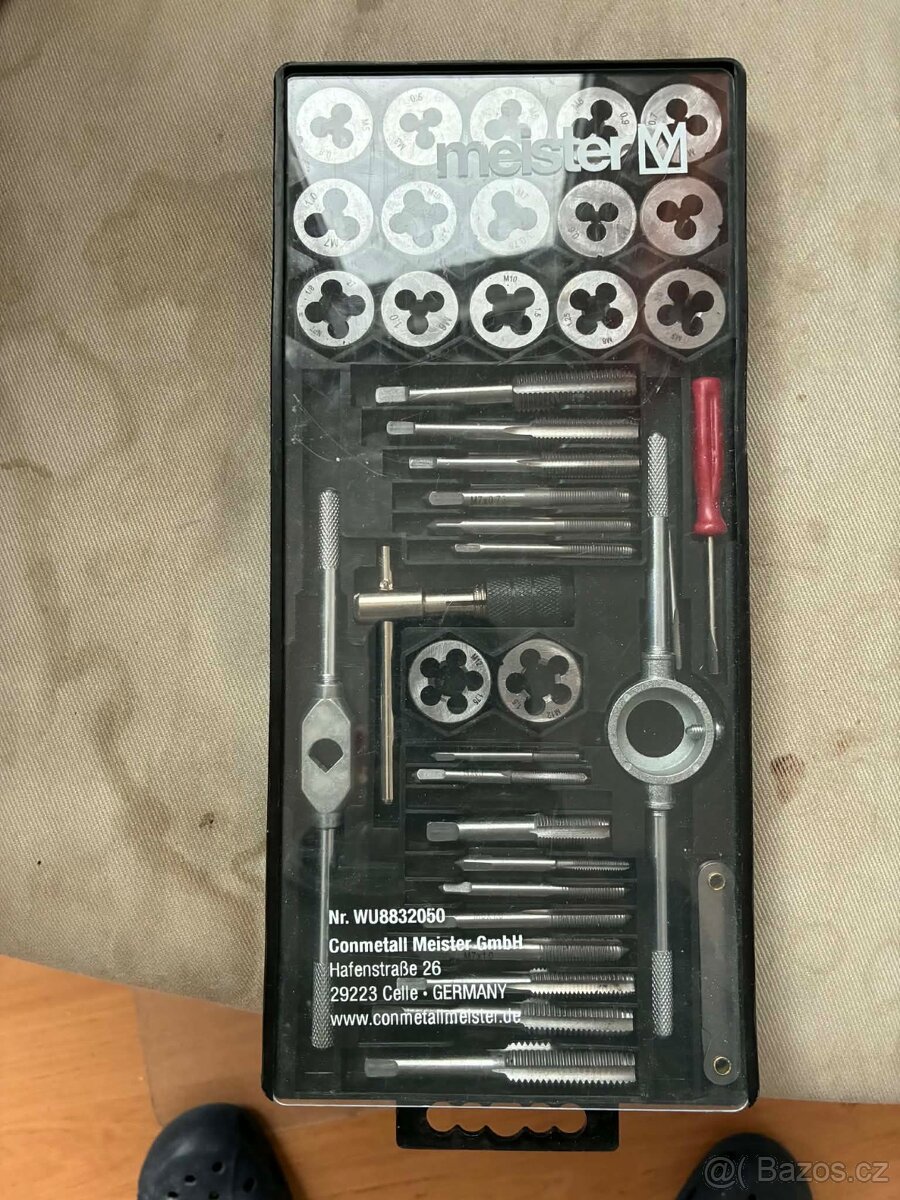 Sada závitníků a závitnic Meister – M4 až M10