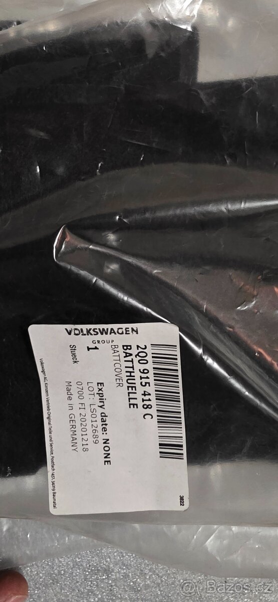 Pouzdro baterie Škoda Fabia III 2015