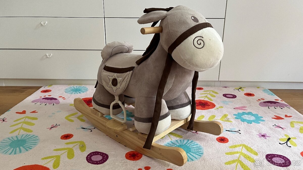 Houpací kůň, plyšový (Small foot by Legler)
