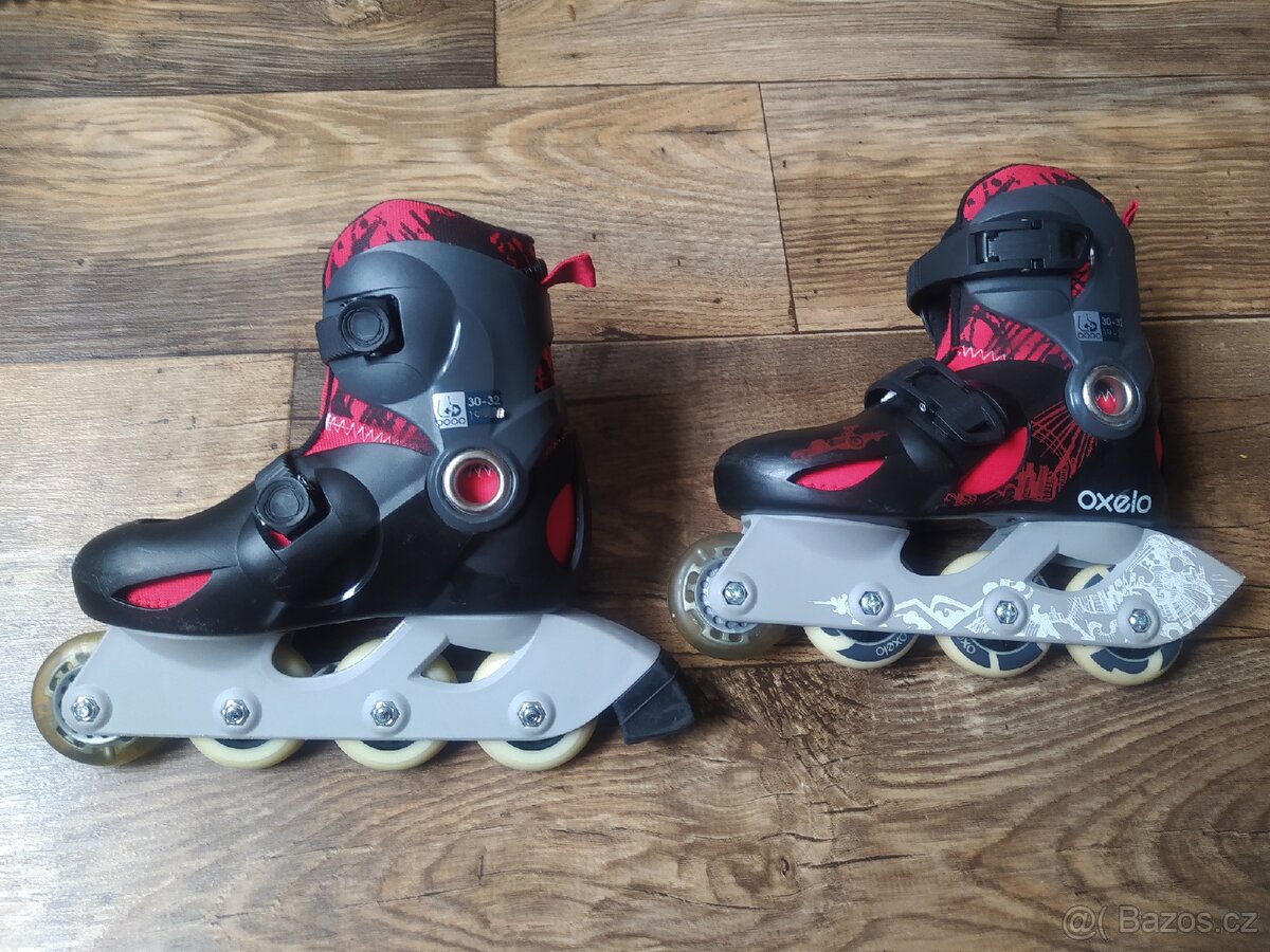 Dětské inline brusle Oxelo Play 4 vel. 30-32