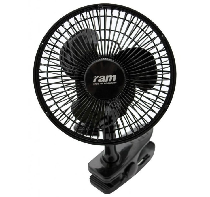 Ventilátor s klipsnou RAM 15W, 2 rychlosti, průměr 15cm
