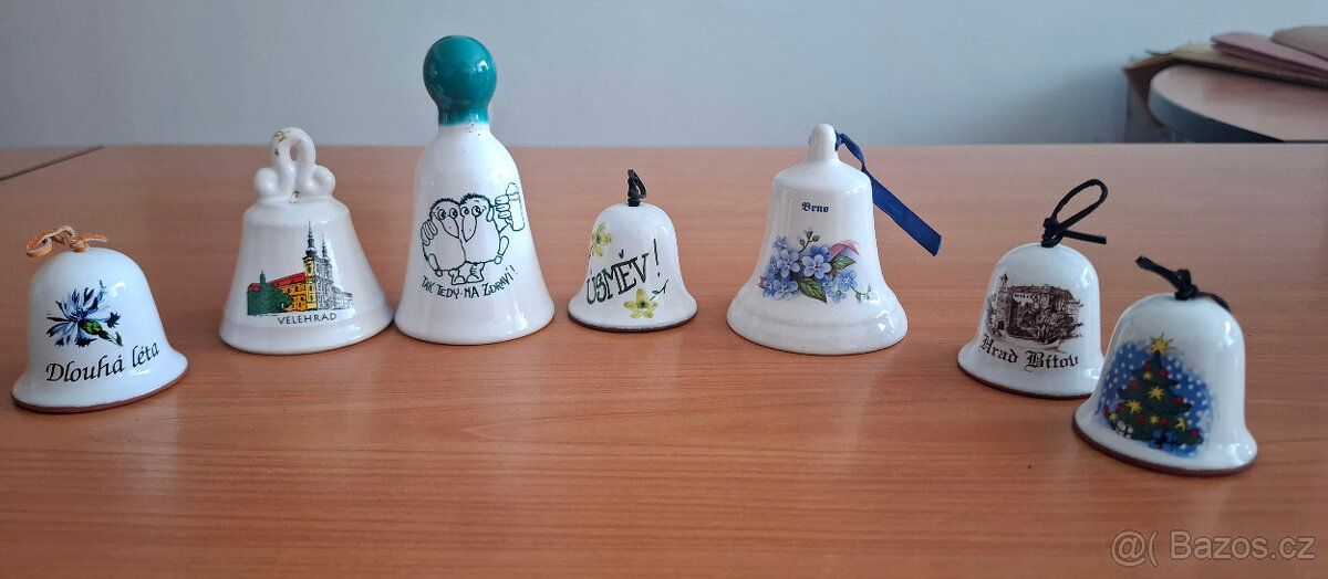 Porcelánové zvonečky