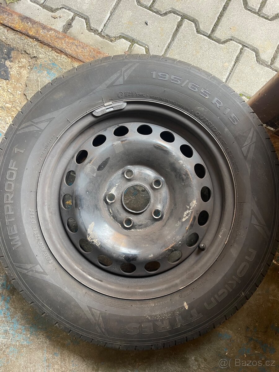 5x112 195/65 r15 letní pneu komplety 3ks