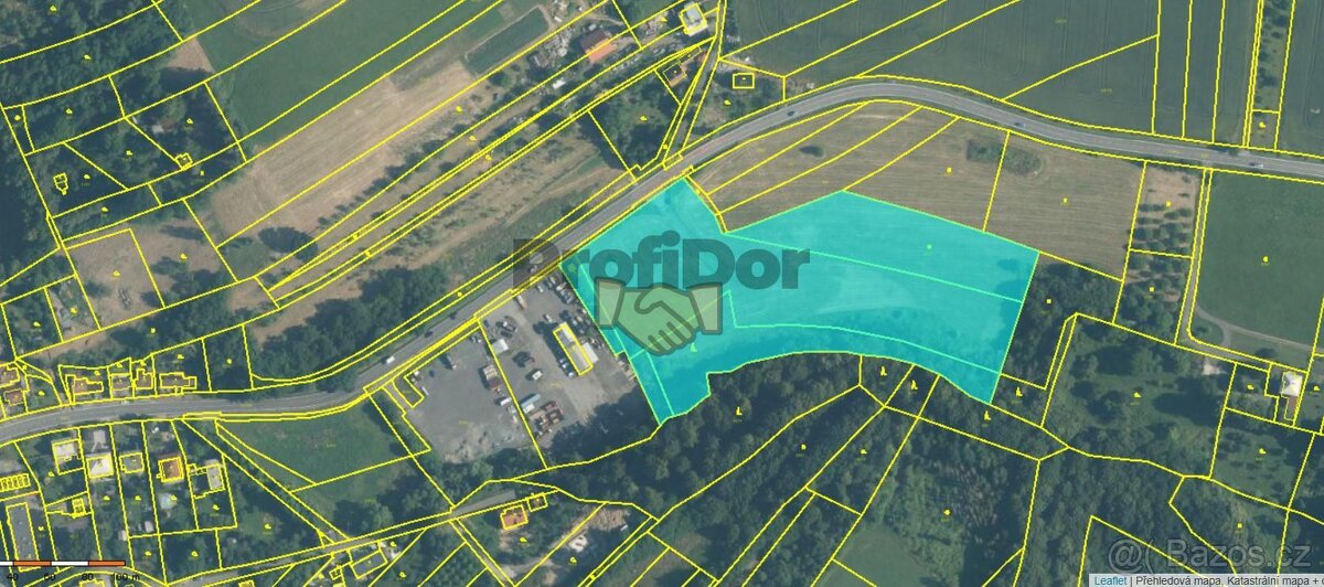 Prodej komerčních pozemků o výměře 22 154 m2, ve Valašském