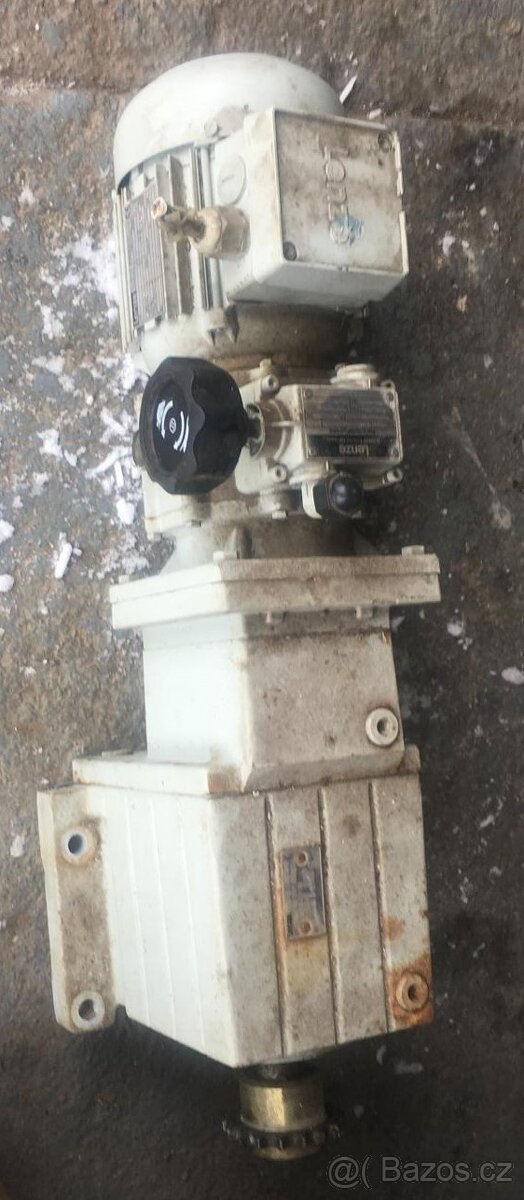ELEKTROMOTOR, PŘEVODOVKA , LENZE