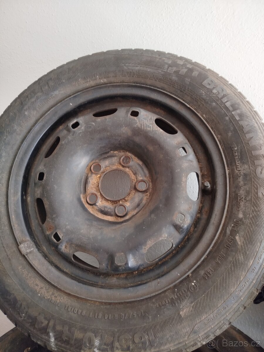 Letní kola Fabia 5x100 165/70/R14