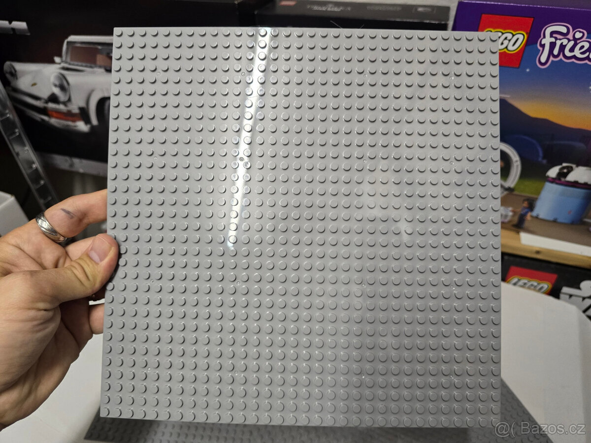 Velké Lego pláty / podložky na stavění - světle šedá