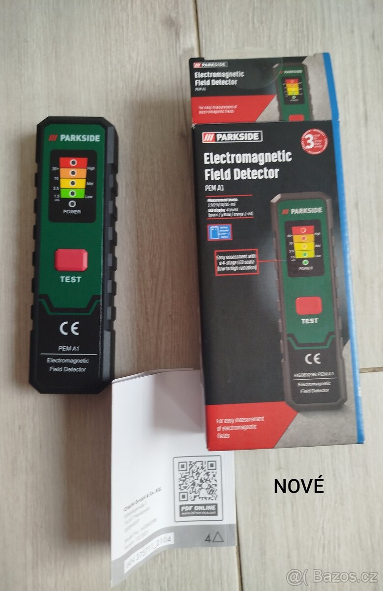Nový - Detektor elektromagnetického pole