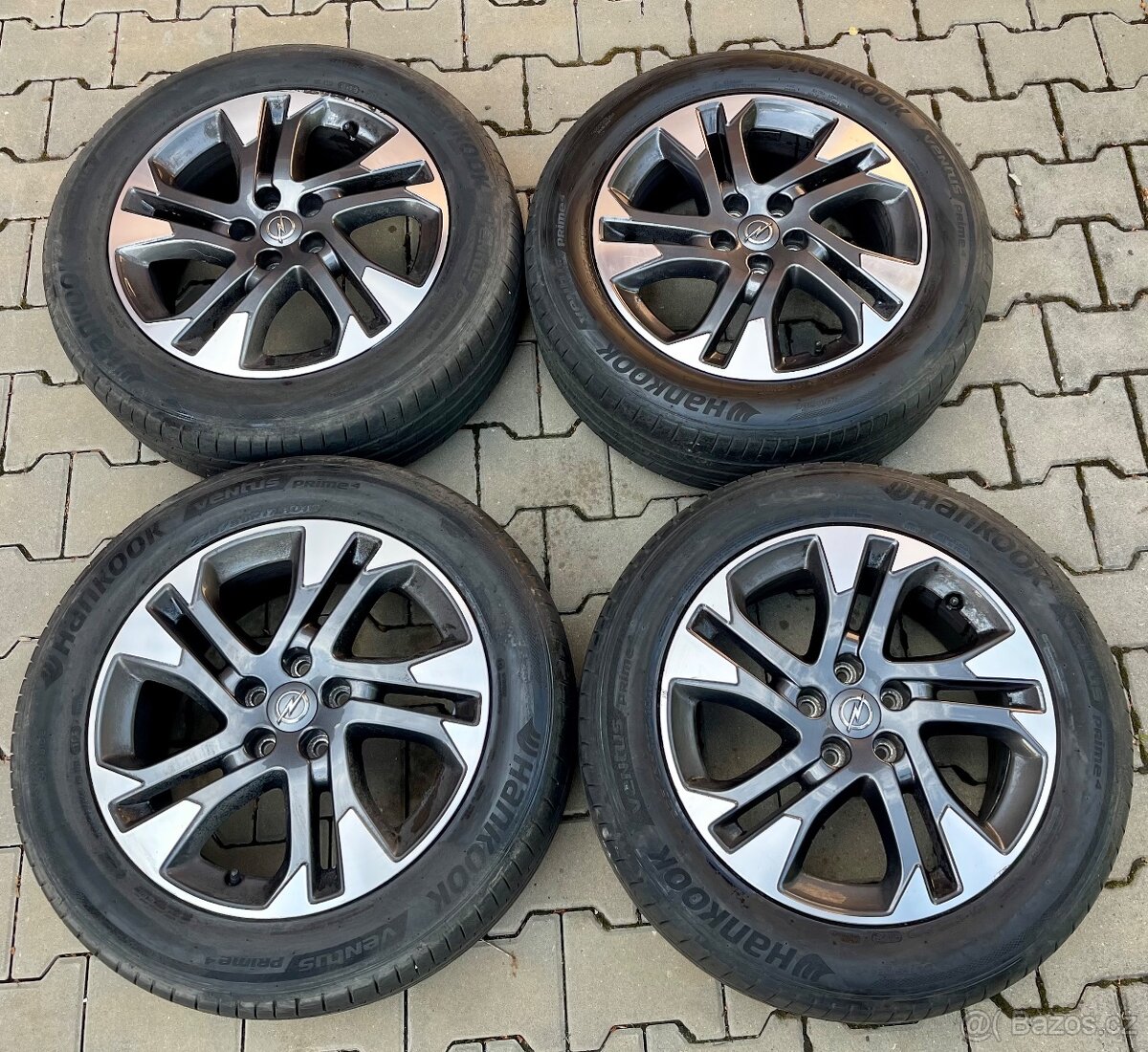 Sada 4ks kola plus pneu Opel
