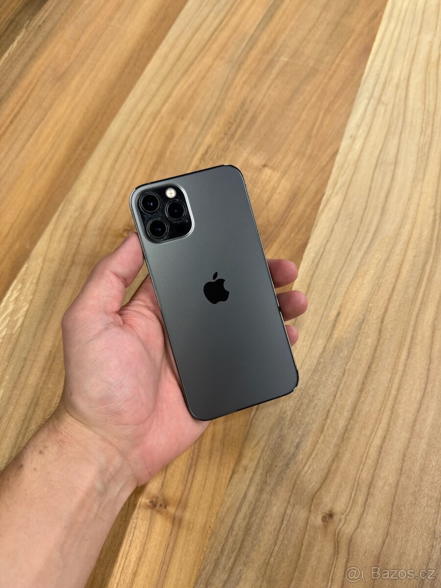 APPLE IPHONE 12 PRO 128GB ČERNÝ-BATERIE 100%-ZÁRUKA