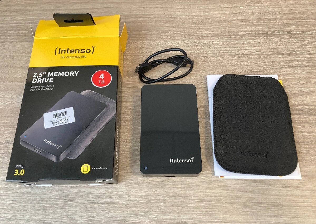 4TB Prenosny USB 3.0 2.5" harddisk