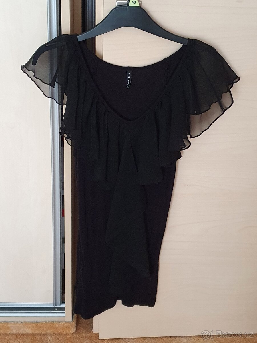 Černá lehká halenka, zn. Amisu, vel. 36-38