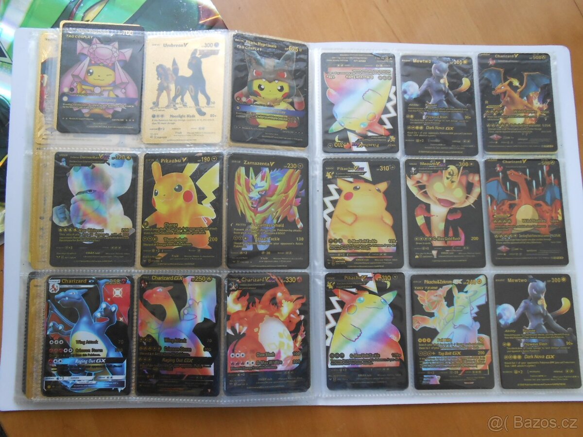 Kartičky POKÉMONI 430 kusů - nejlépe osobně