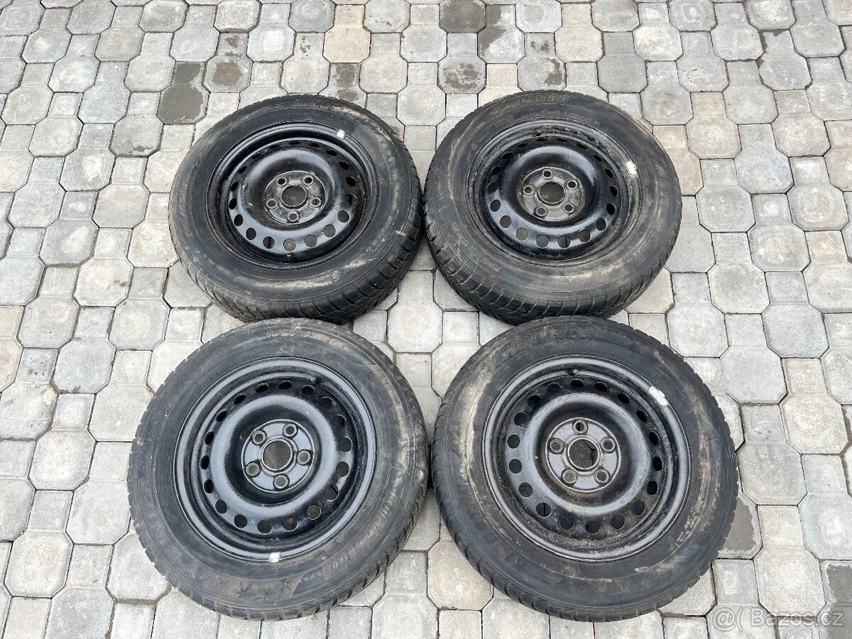4x plechové kola 15”