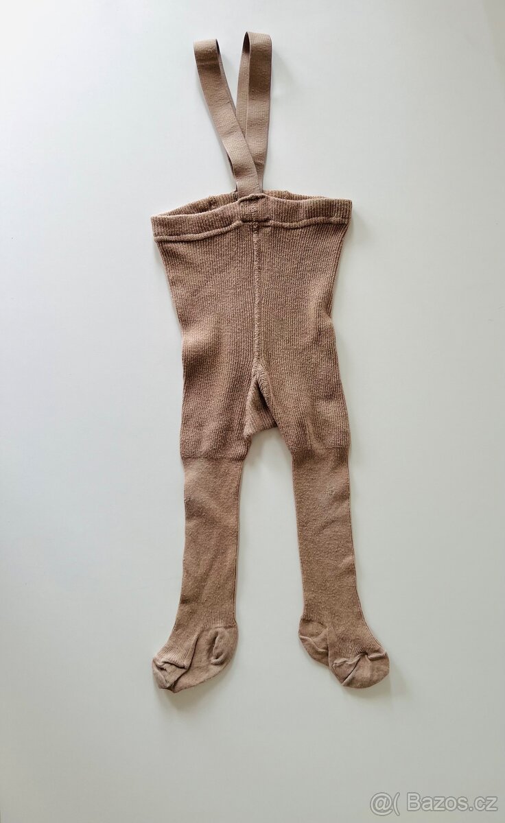 2x Punčocháče s kšandami Mile, vel. 74/80