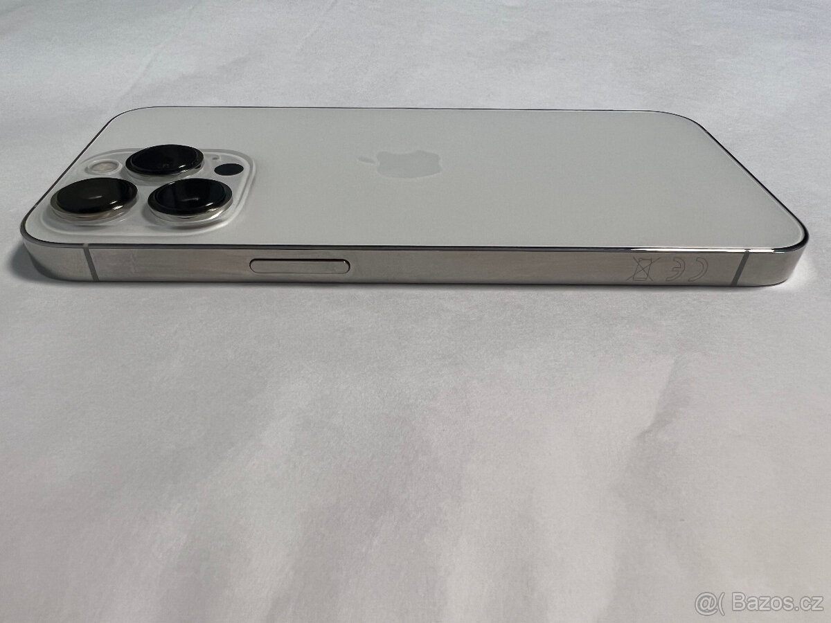 APPLE IPHONE 13 PRO 128GB STŘÍBRNÝ,12 MĚS.ZÁRUKA,VELMI HEZKÝ